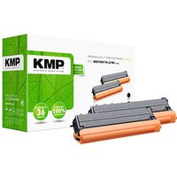 KMP B-T98D  schwarz Toner kompatibel zu brother TN-421BK, 2er-Set von KMP