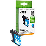 KMP Kompatibel Brother LC-123C Tintenpatrone Cyan von KMP