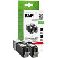 KMP Druckerpatronen  C89D schwarz kompatibel zu Canon 2x PGI-550 XL PGBK von KMP