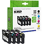 KMP Kompatibel Epson 16 Tintenpatrone C13T16264012 Schwarz, Cyan, Magenta, Gelb Multipack 4 Stück von KMP