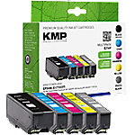 KMP Kompatibel Epson 33 Tintenpatrone C13T33374011 Schwarz, Fotoschwarz, Cyan, Magenta, Gelb von KMP