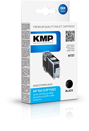 KMP Patrone HP C2P19AE NR.934 Black 600 S. H151 kompatibel von KMP know how in modern printing
