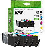 KMP Kompatibel HP 903XL Tintenpatrone 3HZ51AE Schwarz, Cyan, Magenta, Gelb Multipack 4 Stück von KMP
