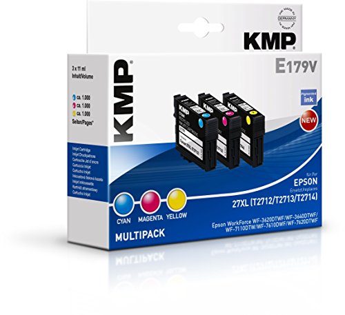 KMP Multipack für Epson WorkForce WF-3600/WF-7600, E179V von KMP know how in modern printing