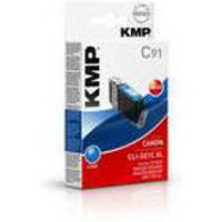 Patrone Canon CLI-551C xl comp. Cyan C91 (1519,0003) - KMP von KMP