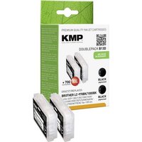 KMP Druckerpatrone ersetzt Brother LC-970BK Kompatibel 2er-Pack Schwarz B13D 1060,0021 von KMP