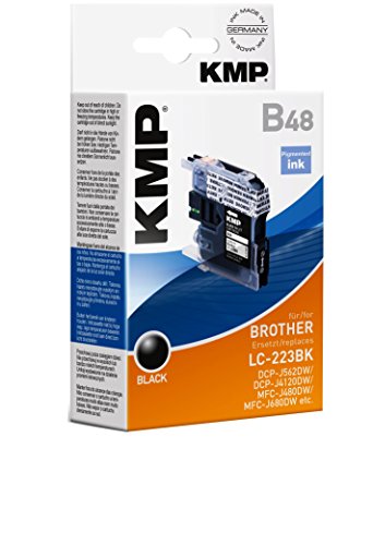 KMP Tintenkartusche für Brother DCP-J4120DW/MFC-J4420DW , B48, black von KMP know how in modern printing