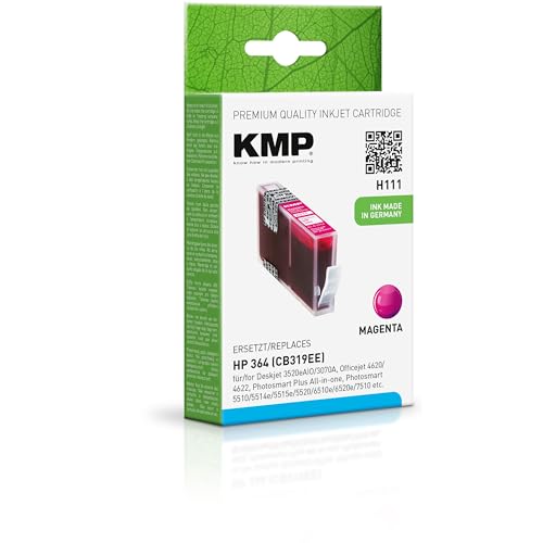 KMP Tintenkartusche für HP Photosmart C5380/C6380, H111, magenta von KMP know how in modern printing