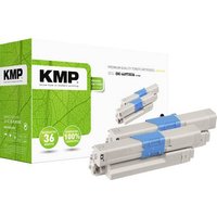 KMP Toner 2er-Pack ersetzt OKI 44973536 Kompatibel Schwarz 4400 Seiten O-T36D von KMP