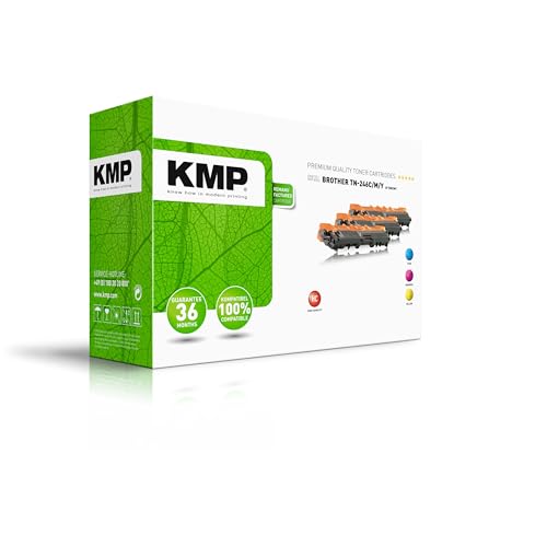 KMP Toner für Brother TN246C, TN246M, TN246Y Multipack von KMP know how in modern printing