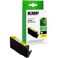 KMP  gelb Druckerpatrone kompatibel zu Canon CLI-571 XL Y von KMP