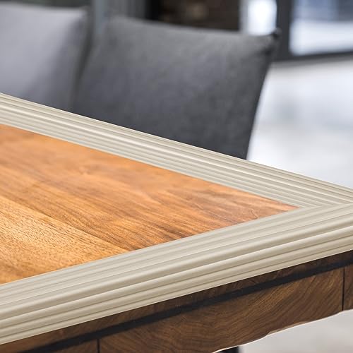 Kantenschutz selbstklebend, Weichem extra Breit Schaumstoff Kantenschutz,Scharfer Kantenschutz für Tische,Stühle und Möbel für Kinderzimmer,Zuhause,Fokus auf Babys,Kindersicherheit (Weiß, 2m) von KMQRDZi