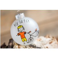 Biker Weihnachtsschmuck - Kostenlos Personalisiert von KMStudioEtsy