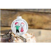 Die Größten Großeltern/Oma Opa Der Welt - Weihnachtsverzierung Personalisiert Kostenlos Die Größten Großeltern/Oma Opa Der Welt - Weihnachtsverzierung Personalisiert Kostenlos von KMStudioEtsy