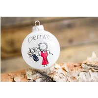 Floristenberuf - Weihnachtsverzierung Kostenlos Personalisiert von KMStudioEtsy