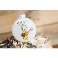 Gitarrist Weihnachtsverzierung - Kostenlos Personalisiert von KMStudioEtsy