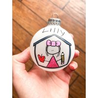 Hausschule Weihnachtsverzierung - Personalisiert Kostenlos Hausschule Weihnachtsverzierung - Personalisiert Kostenlos von KMStudioEtsy