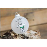 Karate Weihnachtsschmuck - Kostenlos Personalisiert von KMStudioEtsy