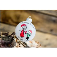 Mutter/Vater Und Sohn Tochter Weihnachtsverzierung - Kostenlos Personalisiert Mutter/Vater Und Sohn Tochter Weihnachtsverzierung - Kostenlos Personalisiert von KMStudioEtsy