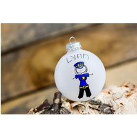 Polizist Beruf - Weihnachtsschmuck Kostenlos Personalisiert von KMStudioEtsy