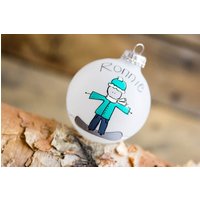 Snowboarder Weihnachtsschmuck - Kostenlos Personalisiert Snowboarder Weihnachtsschmuck - Kostenlos Personalisiert von KMStudioEtsy