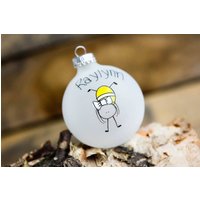 Turnerin/Gymnastik-Weihnachtsverzierung - Kostenlos Personalisiert von KMStudioEtsy