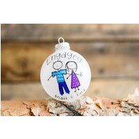 Verlobte Paar - Weihnachtsschmuck Personalisiert Kostenlos von KMStudioEtsy