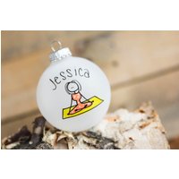 Yoga/Namaste Weihnachtsverzierung - Kostenlos Personalisiert von KMStudioEtsy