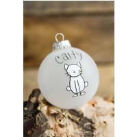 strichmännchen-Haustier-Weihnachtsverzierung - Kostenlos Personalisiert strichmännchen-Haustier-Weihnachtsverzierung - Kostenlos Personalisiert von KMStudioEtsy