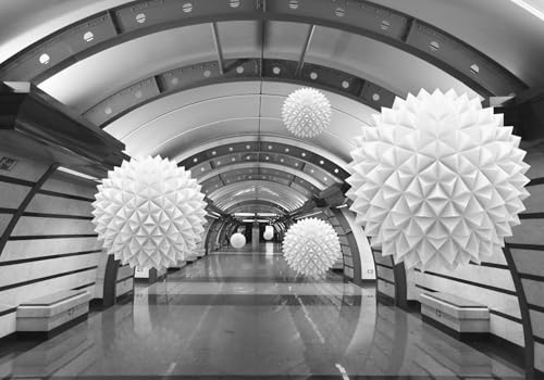 Vlies Fototapete Wandtapete Wandbilder 3D Architektonische Raum Kugel 1503 (400(B) x 300(H) cm) von KN-COLLECTION