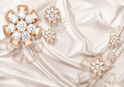 Vlies Fototapete Wandtapete Wandbilder 3D Effekt Schmuck Moderne Tapete 1658 (250(B) x 175(H) cm) von KN-COLLECTION