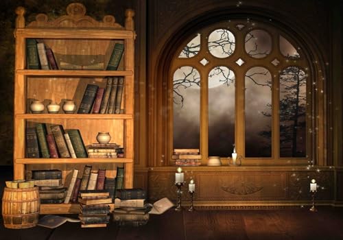 Vlies Fototapete Wandtapete Wandbilder Bibliothek Regale Bibliothek 1469 (250(B) x 175(H) cm) von KN-COLLECTION