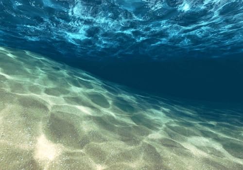 Vlies Fototapete Wandtapete Wandbilder Modernes 3D Wasser Untersee 1315 (400(B) x 280(H) cm) von KN-COLLECTION