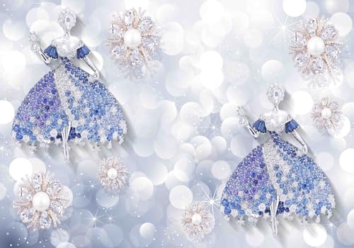 Vlies Fototapete Wandtapete Wandbilder Romantische Wunderschöne 3D Tapeten 1598 (200(B) x 140(H) cm) von KN-COLLECTION