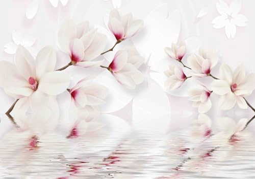 Vlies Fototapete Wandtapete Wandbilder Romantischen Blumen Modern 1688 (500(B) x 300(H) cm) von KN-COLLECTION