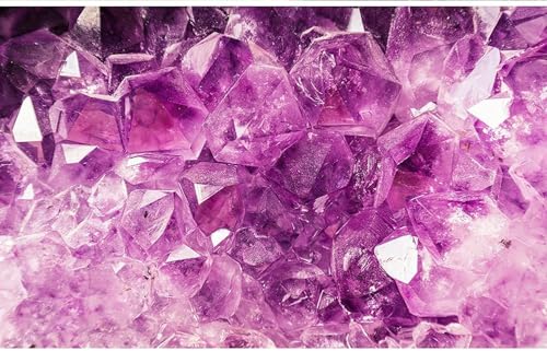 Vlies Fototapete Wandtapete Wandbilder Stone Rose Quarz Rosa Kristall 1440 (300(B) x 210(H) cm) von KN-COLLECTION