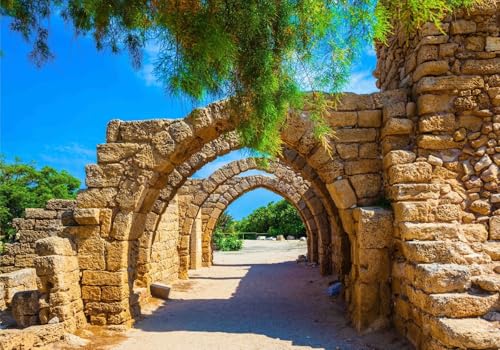 Vlies Fototapete Wandtapete Wandbilder Wandbögen Relikte Denkmäler 1465 (400(B) x 200(H) cm) von KN-COLLECTION