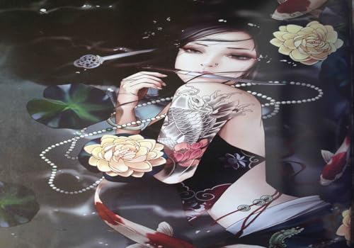 Vlies Fototapete Wandtapete Wandbilder Wanddekoration Romantisch Tatuer 1723 (400(B) x 300(H) cm) von KN-COLLECTION