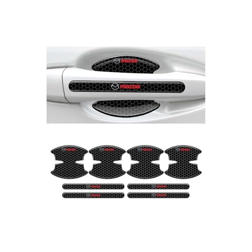 KNAUDMDM 8 Stück Autotür Griffe Aufkleber, für Mazda 2 Mazda 3 Mazda 6 staubdicht Film Lackschutzfolie Auto Türgriff Zubehör Autotür Griffe Aufkleber KNAUDMDM 8 Stück Autotür Griffe Aufkleber, für Mazda 2 Mazda 3 Mazda 6 staubdicht Film Lackschutzfolie Auto Türgriff Zubehör Autotür Griffe Aufkleber von KNAUDMDM