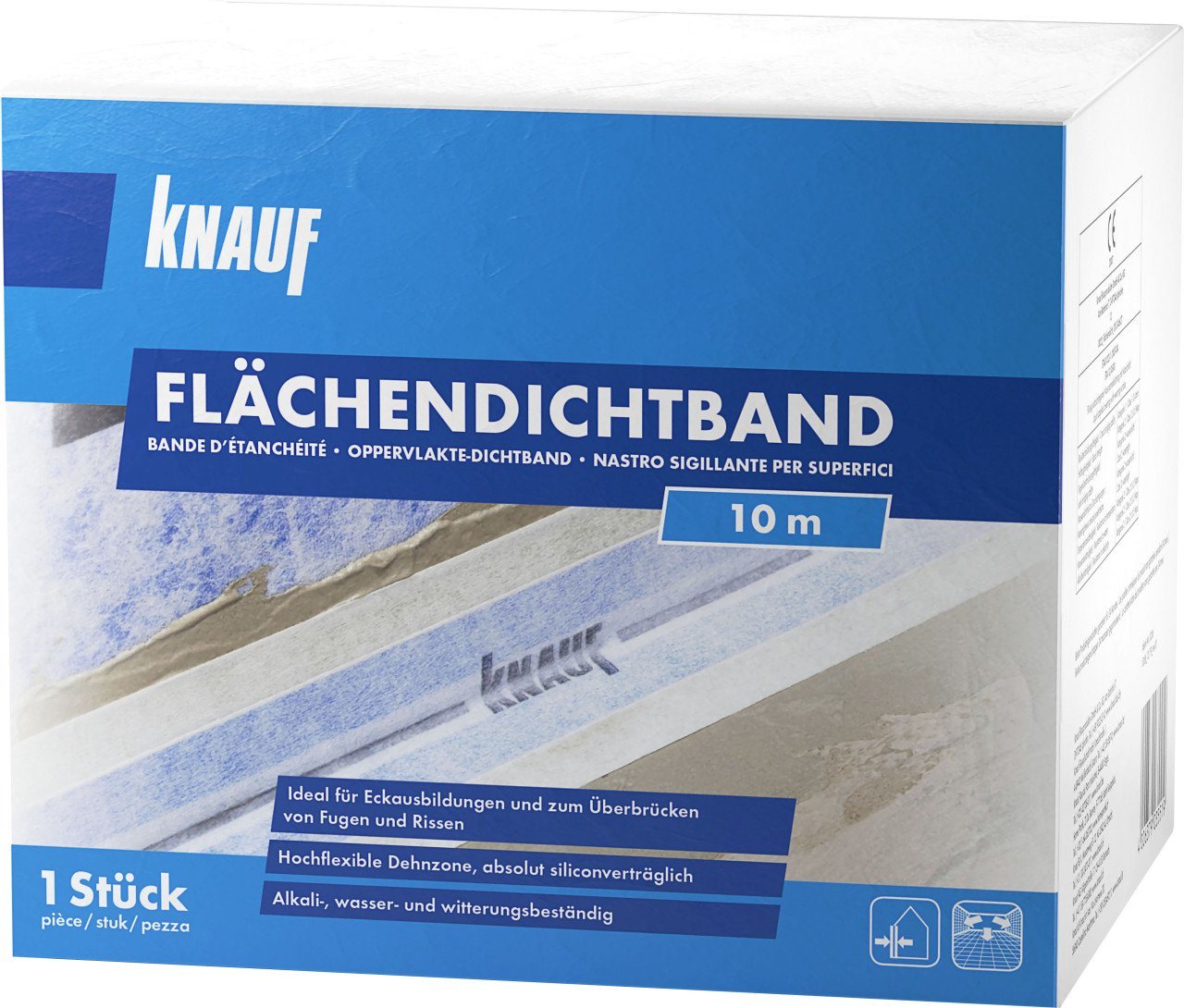 KNAUF Bodenfliese Knauf Flächendichtband 10 m-Rolle, Blau von KNAUF