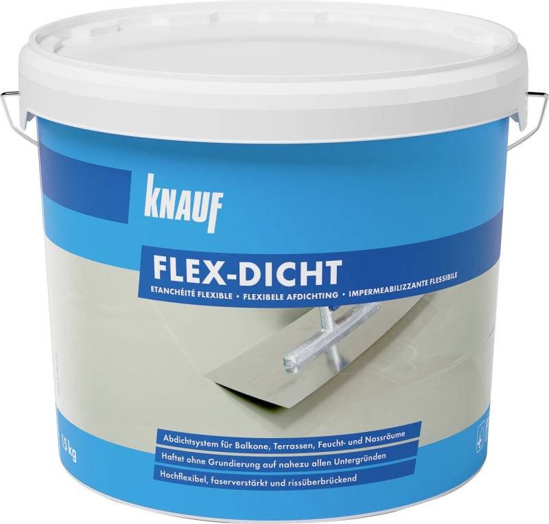 KNAUF Fliesenaufkleber Knauf Flexdicht blau, 15 kg von KNAUF