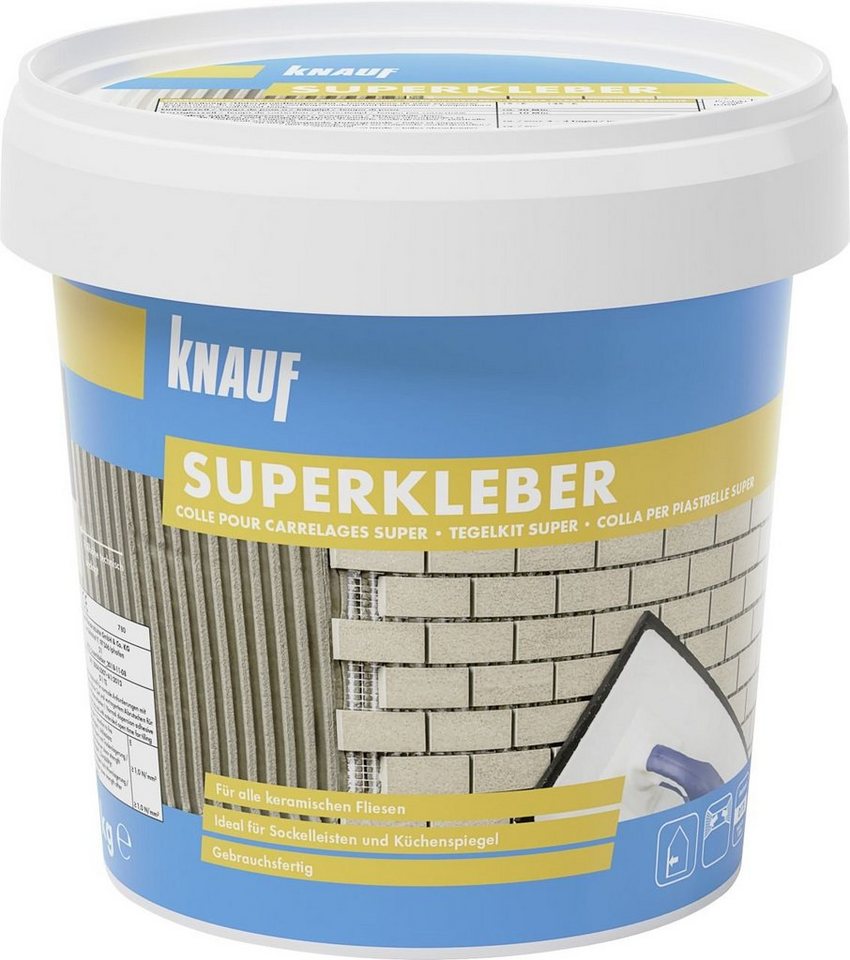 KNAUF Fliesenaufkleber Knauf Fliesenkleber Superkleber 1 kg von KNAUF