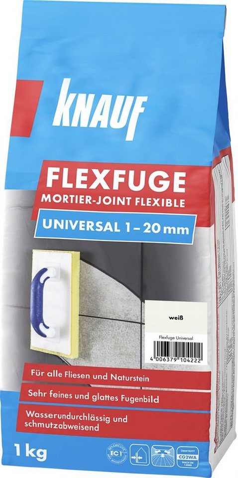 KNAUF Fugenmörtel Knauf Fugenmörtel Flexfuge Universal 1 - 20 mm von KNAUF