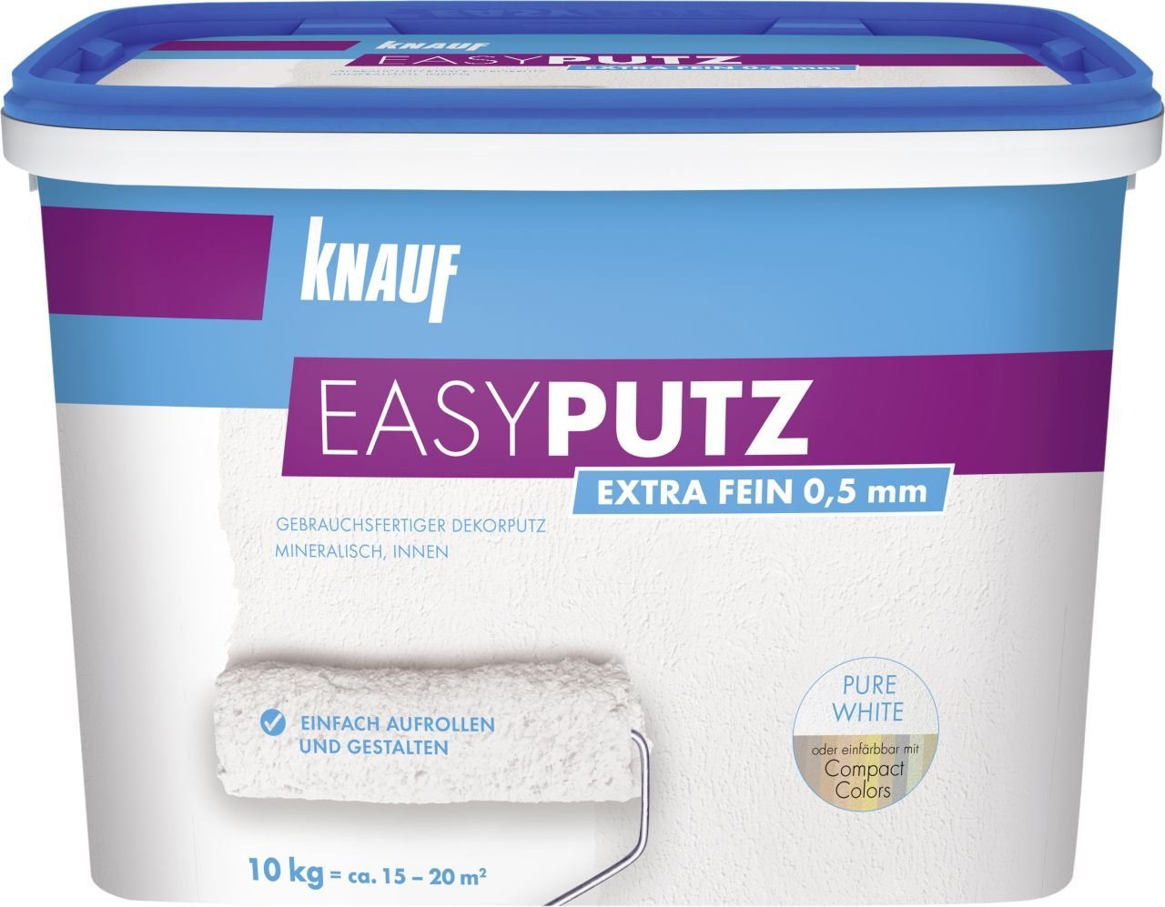 KNAUF Gips-Kalk-Putz Knauf EasyPutz Streichputz 10 kg 0,5 mm extra fein von KNAUF