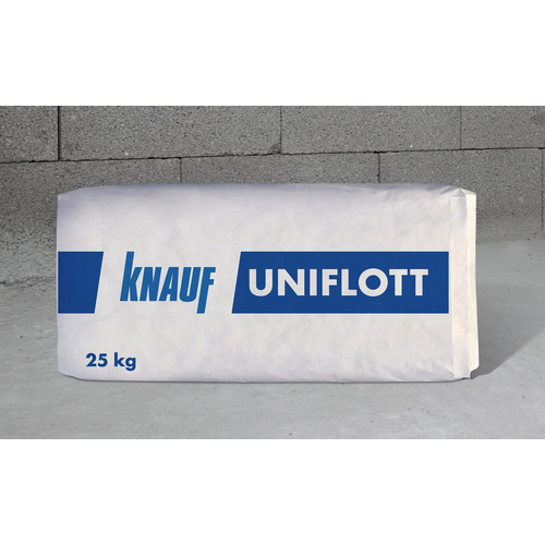 KNAUF Fertigputzgips »Uniflott«, 25 kg, weiß/grau - weiss von KNAUF
