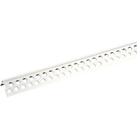 Knauf - PVC-Eckschutzprofil silber 23 mm x 23 mm, 2,5 m lang Trockenbau Bauprofil von KNAUF
