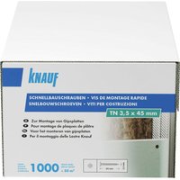 Knauf - Schnellbauschrauben 3,5 x 45 mm, ph 1, 1000 Stück Schnellbauschrauben von KNAUF