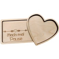 Tablett "Mach Mal Pause", Geschenk Für Freunde, Geschenkidee, Frauen, Freundinnen von KNCPDesign