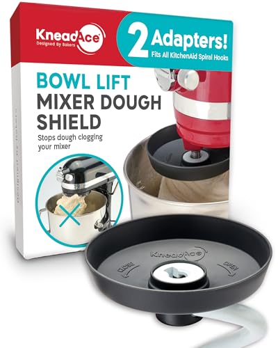 KneadAce Spiral-Teighakenschutz für Kitchenaid Mixer, verhindert, dass Teig Ihre Schüssel verstopft, Hebemixer, kompatibel mit KitchenAid-Knethaken. (mit 2 Adaptern, passend für alle KA-Spiralhaken) KneadAce Spiral-Teighakenschutz für Kitchenaid Mixer, verhindert, dass Teig Ihre Schüssel verstopft, Hebemixer, kompatibel mit KitchenAid-Knethaken. (mit 2 Adaptern, passend für alle KA-Spiralhaken) von KNEADACE
