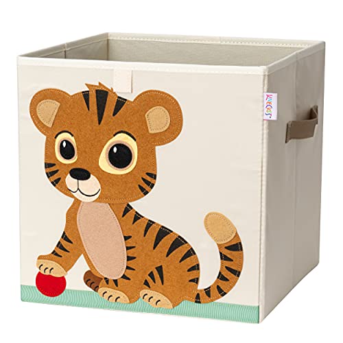 KNECKES Premium Aufbewahrungsbox Kallax Kinder - 8 Motive (33x33x33cm) | Größe passend als Kallax Boxen Kinderzimmer | Spielzeug-Kiste zusammenfaltbar, stabiler Boden, langlebig von KNECKES